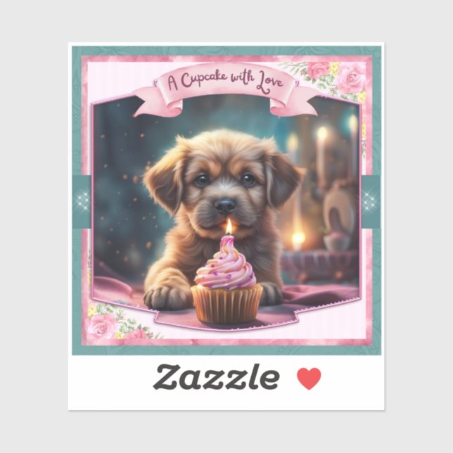 Pegatina de tarta (Hoja)