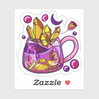 Pegatina de Té de Cristal