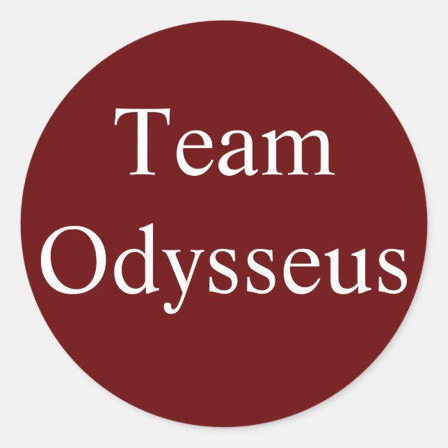 Pegatina de Team Odysseus (Anverso)