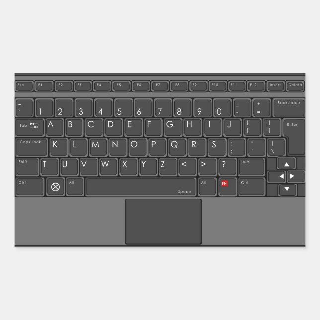 PEGATINA de teclado ABC (Anverso)