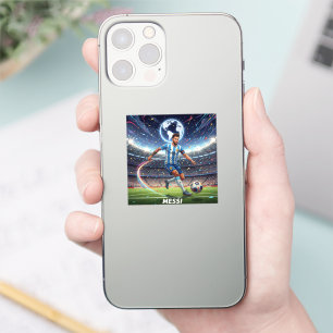 Pegatina de teléfono de leyenda del fútbol