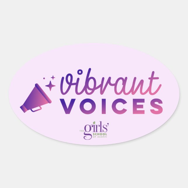 Pegatina de temas | Escuela de Chicas de Austin (Anverso)