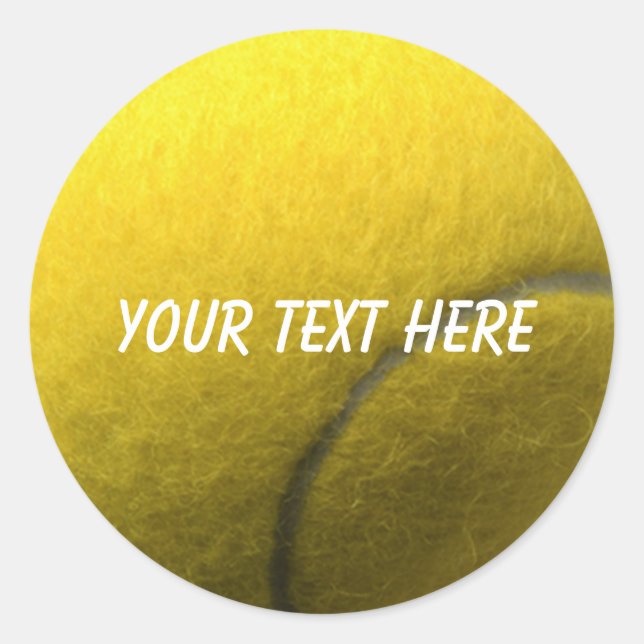 Pegatina de tenis personalizado (Anverso)