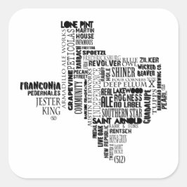 Pegatina de Texas Beer Lovers