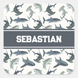 Pegatina de tiburón personalizado | Tiburones de c