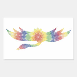 Pegatina de tie Dye Crane