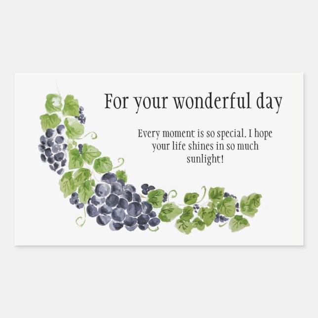 Pegatina de tiempo de cosecha (Anverso)