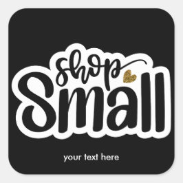 Pegatina de tienda pequeña