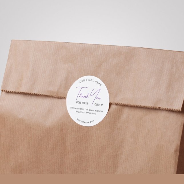 Pegatina de tipografía de escritura de agradecimie (Subido por el creador)