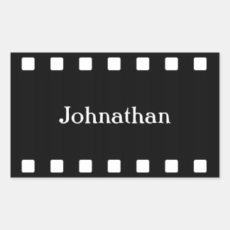 Pegatina de tira de película personalizado