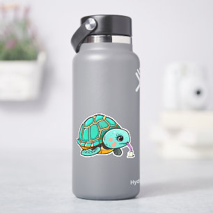 Pegatina de tortugas marinas caprichosas para los 