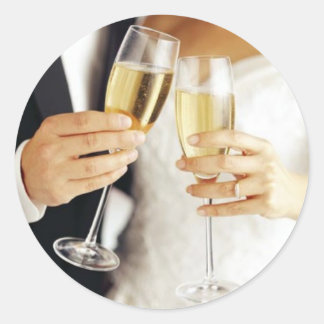 Pegatina de tostadas boda