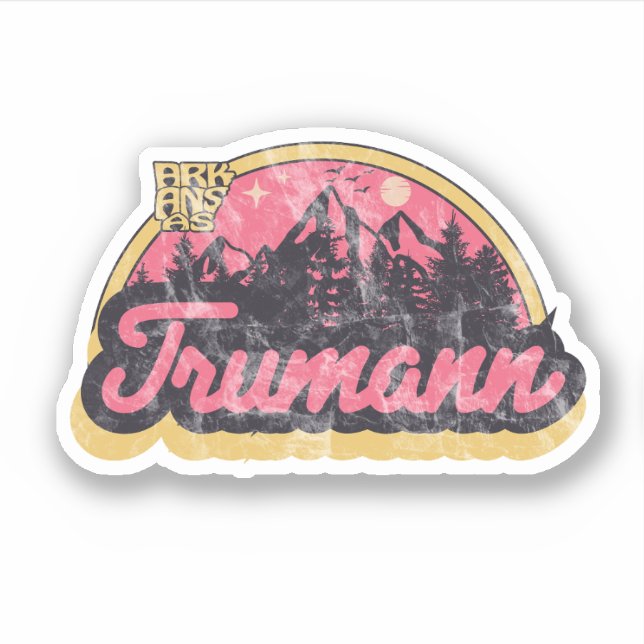 Pegatina de Trumann, Arkansas (Anverso)