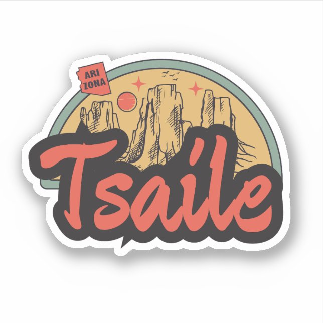 Pegatina de Tsaile, Arizona (Anverso)