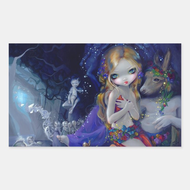 pegatina de "Un sueño nocturno de verano" (Anverso)