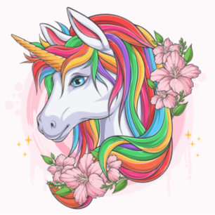 Pegatina de Unicorn