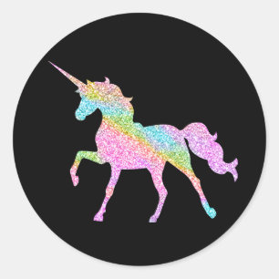 Pegatina de Unicornio chisporroteo