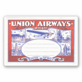 Pegatina de Union Airways Sudáfrica