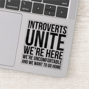 Pegatina de Unir Introvertidos