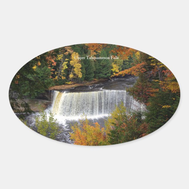 Pegatina de Upper Tahquamenon Falls (Anverso)