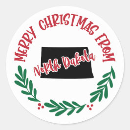 Pegatina de vacaciones de Dakota del Norte