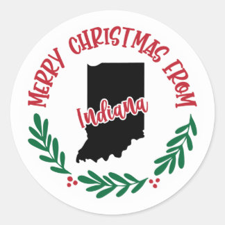 Pegatina de vacaciones de Indiana