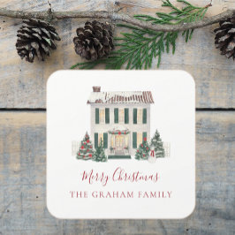 Pegatina de vacaciones de la casa