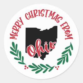 Pegatina de vacaciones de Ohio