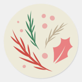 Pegatina de vacaciones retro moderna