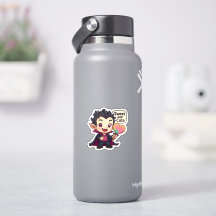 Pegatina de vampiro Chibi "Dulce y Lindo"