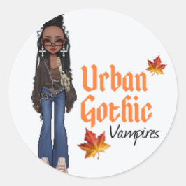 Pegatina de vampiros góticos urbanos 6