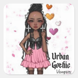 Pegatina de vampiros góticos urbanos 7