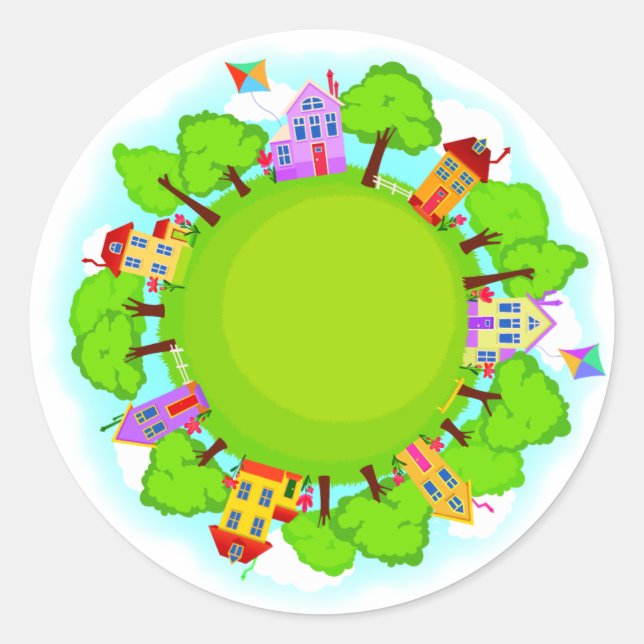 Pegatina de Vecindad - SRF (Anverso)