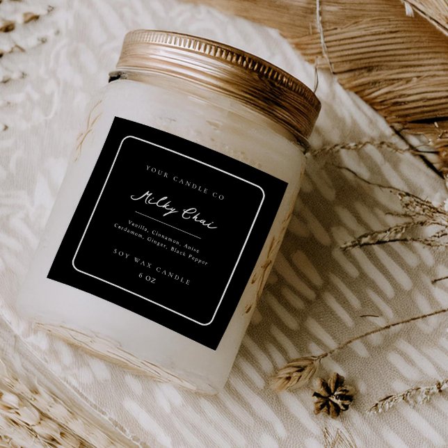 Pegatina de velas Etiqueta de producto comercial J (Subido por el creador)