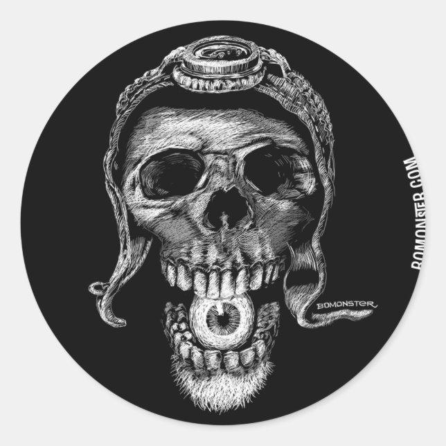 Pegatina de velocidad Freak (Anverso)