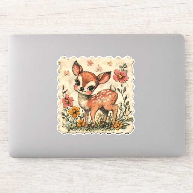 Pegatina de venado de Pascua (Ordenador)