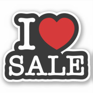 Pegatina DE VENTA DE CORAZÓN