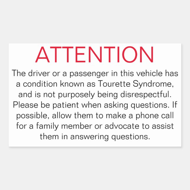 Pegatina de ventanas aconseja a la policía de Tour (Anverso)