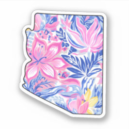 Pegatina de verano de Arizona - 3" x 3" - Inspirad