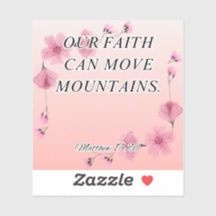 Pegatina de versículos de la Biblia