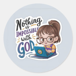 Pegatina de versículos de la Biblia