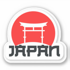 Pegatina de viajero de Japón