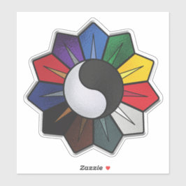 Pegatina de vidrio manchado de TarValon.Net