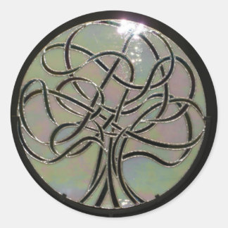 Pegatina de vidrio manchado (luces de vida)