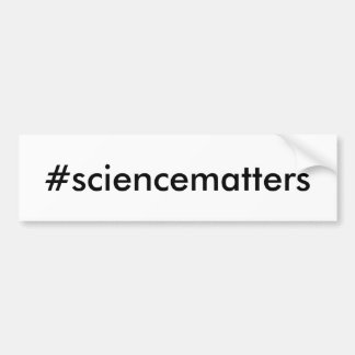 Pegatina de viñetas de #sciencematters