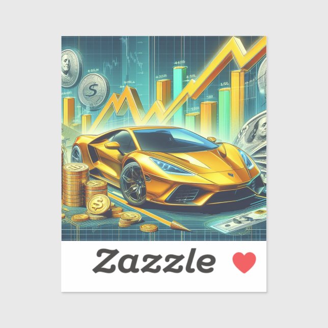 Pegatina de viníleo de bolsa (Hoja)