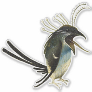 Pegatina de viníleo de pájaro de Hieronymus Bosch