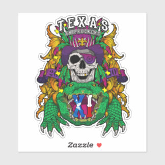 pegatina de Vinílico de Barco de Texas de 6"