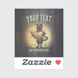 Pegatina de vinílico de la búsqueda de sol de Kitt