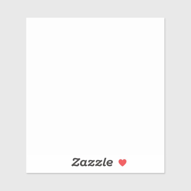 Pegatina de vinilo 4x4 personalizado - Su diseño (Hoja)